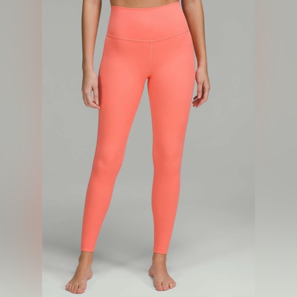 Lululemon Align Highlighter Coral Leggings size 6 - Picture 15 of 17